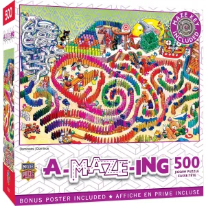 A-Maze-ing - Dominoes 500 Piece Jigsaw Puzzle