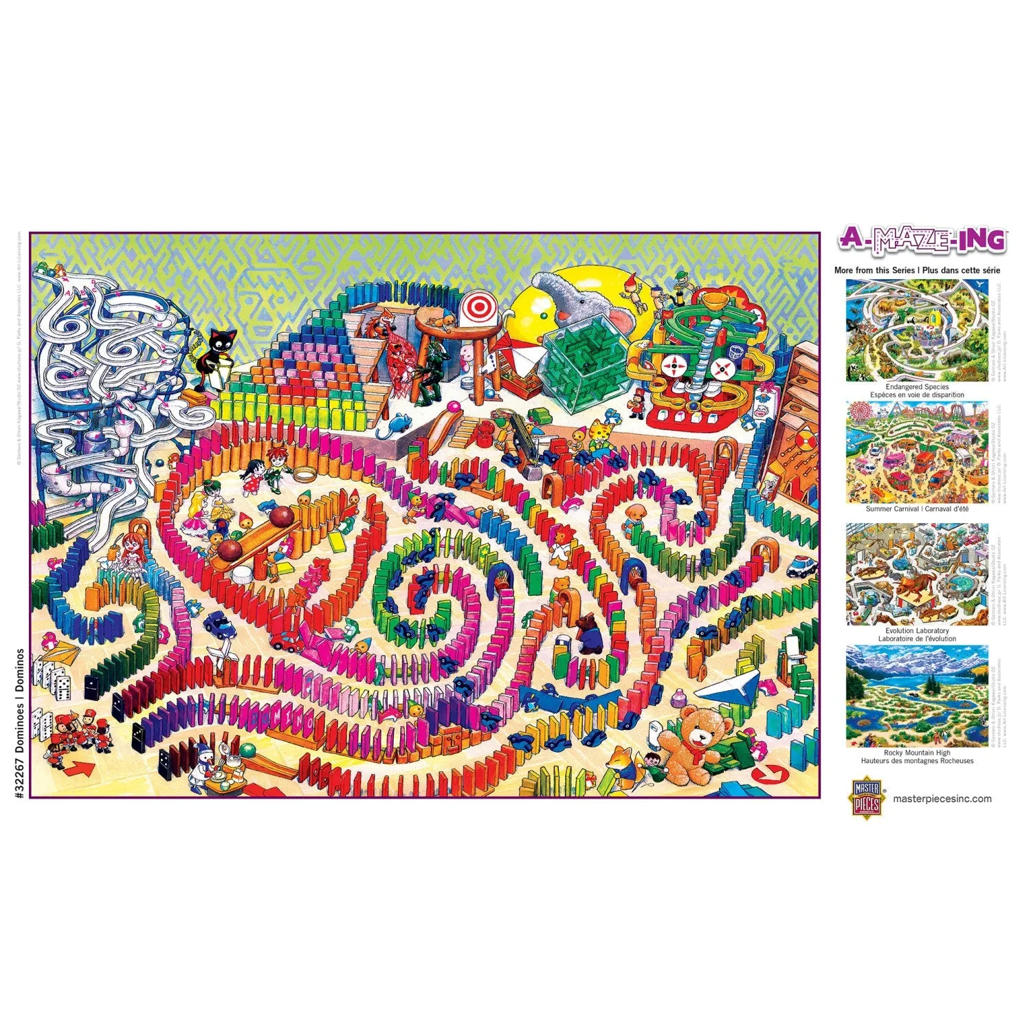 A-Maze-ing - Dominoes 500 Piece Jigsaw Puzzle