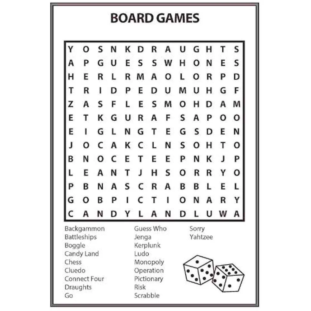 A4 Modern Word Search Book - Mega Large Print Challenging Puzzles Easy-to-Read Format Wide