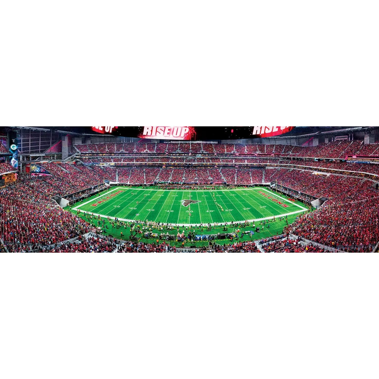 Atlanta Falcons - 1000 Piece Panoramic Jigsaw Puzzle - Center View