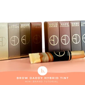 Brow Daddy Hybrid Tint Educational Tutorial