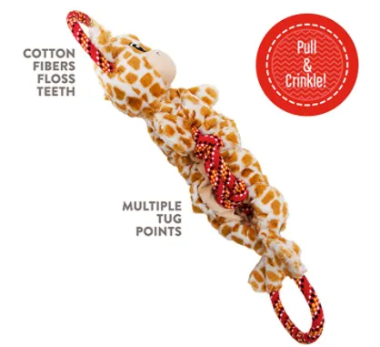 Charming Pet Crunch and Scrunch Giraffe