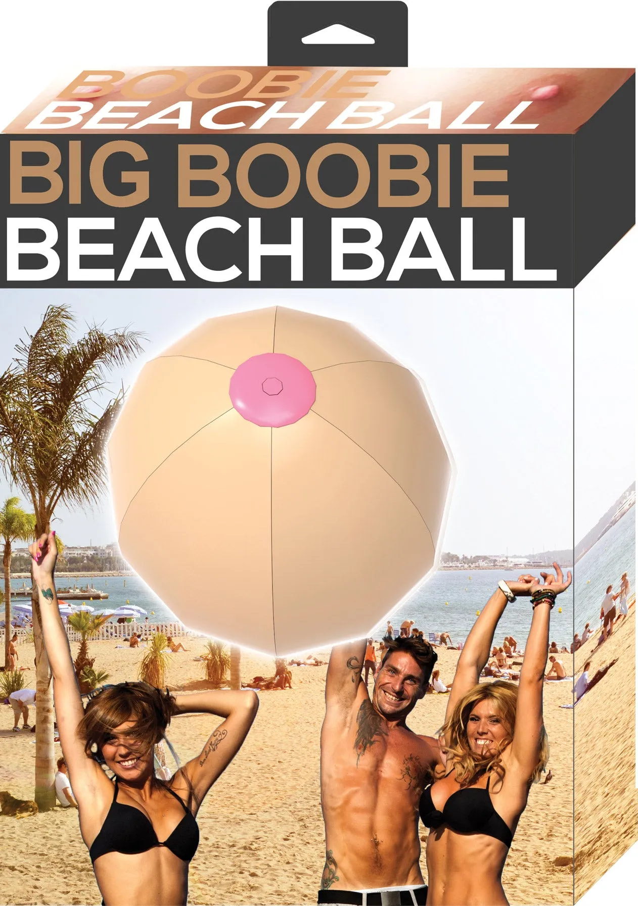 Cheeky Boobie Beach Ball for Fun Parties