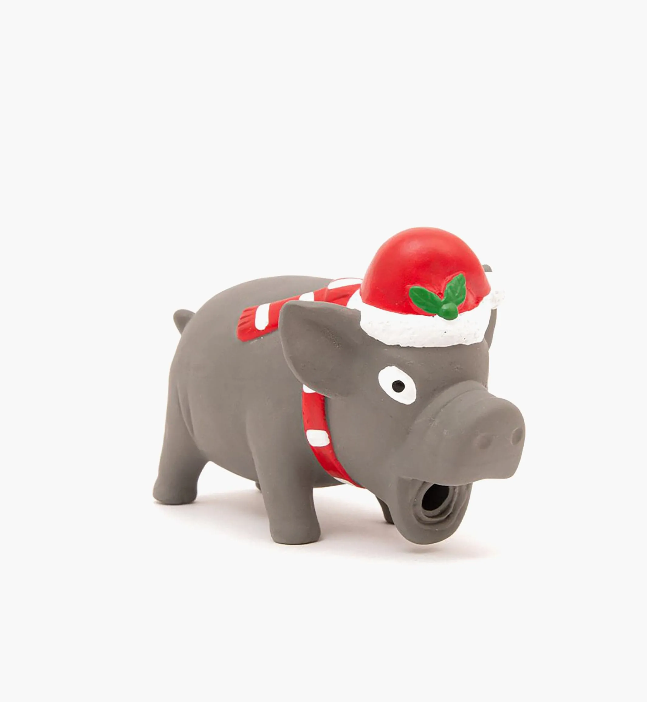 Christmas Latex Pig Dog Toy – Festive, Fun & Durable