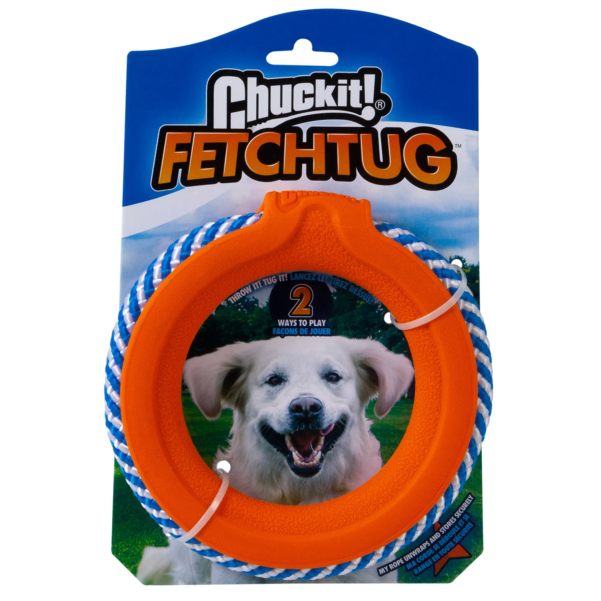 Chuckit! FetchTug 2-in-1 Dog Toy Ring