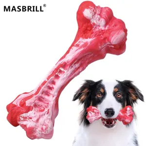 Clearance Deals丨MASBRILL Natural Rubber Bone Dog Toy