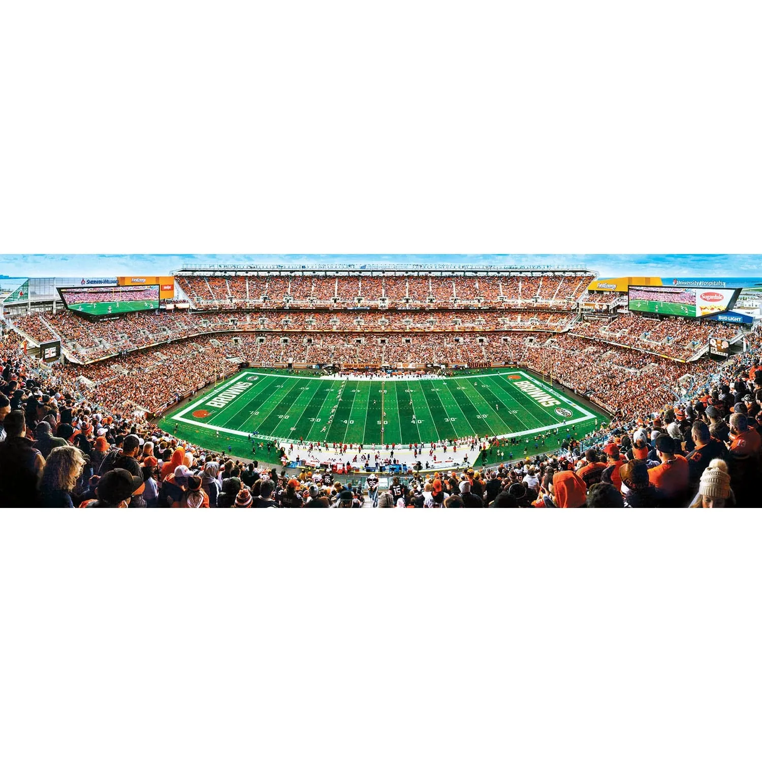 Cleveland Browns - 1000 Piece Panoramic Jigsaw Puzzle