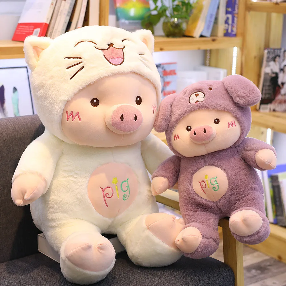 Cuddly Cutie: Giant Piggy Plushie