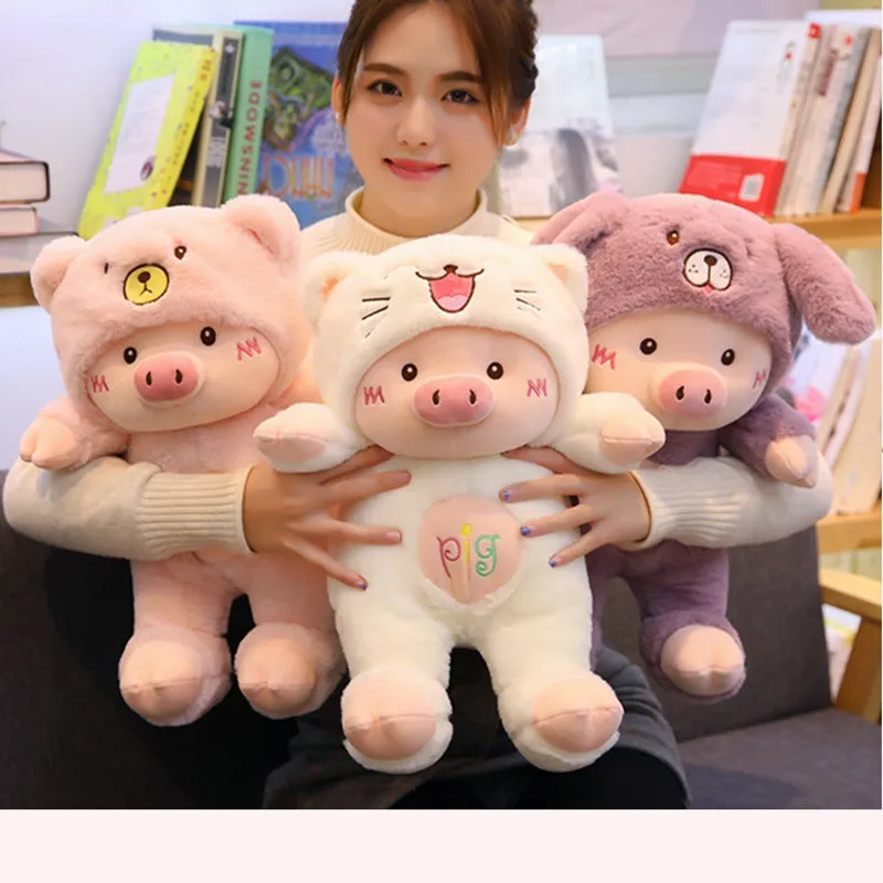 Cuddly Cutie: Giant Piggy Plushie