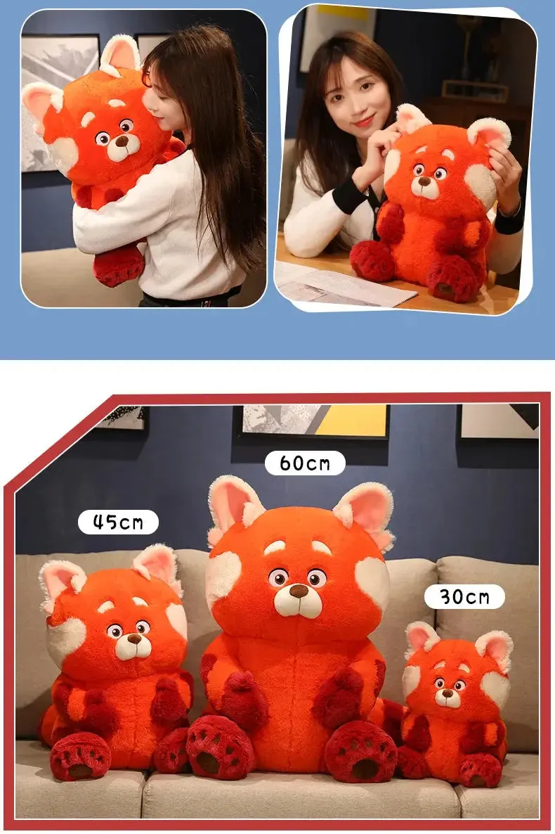 Disney Turning Red Plush Toy – Kawaii Panda Pillow & Stuffed Bear Doll, Soft Toy for Kids (12-70cm)