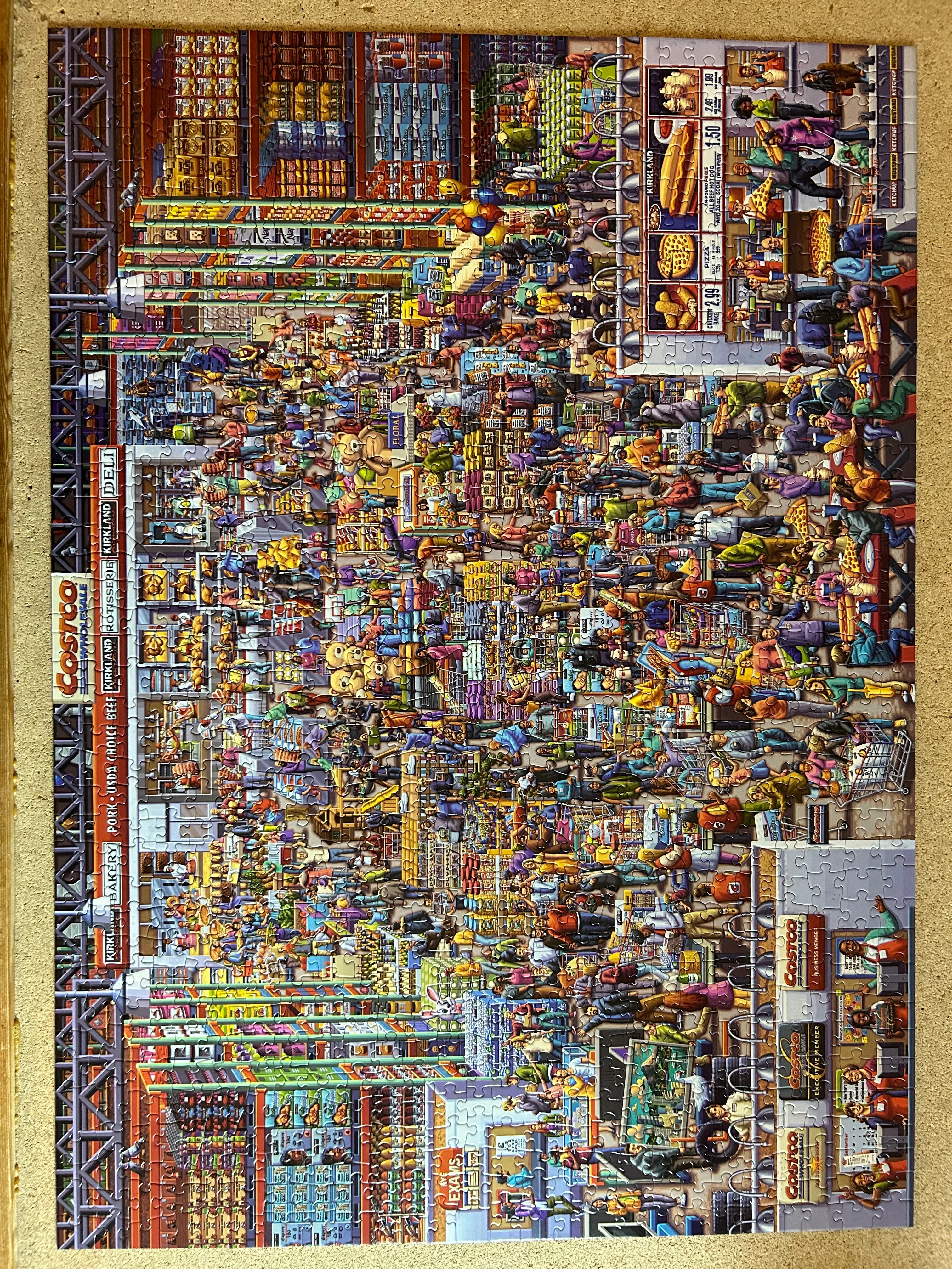 Dowdle jigsaw puzzle by Eric Dowdle. 1000 pieces "Costco Wholesale" - checked