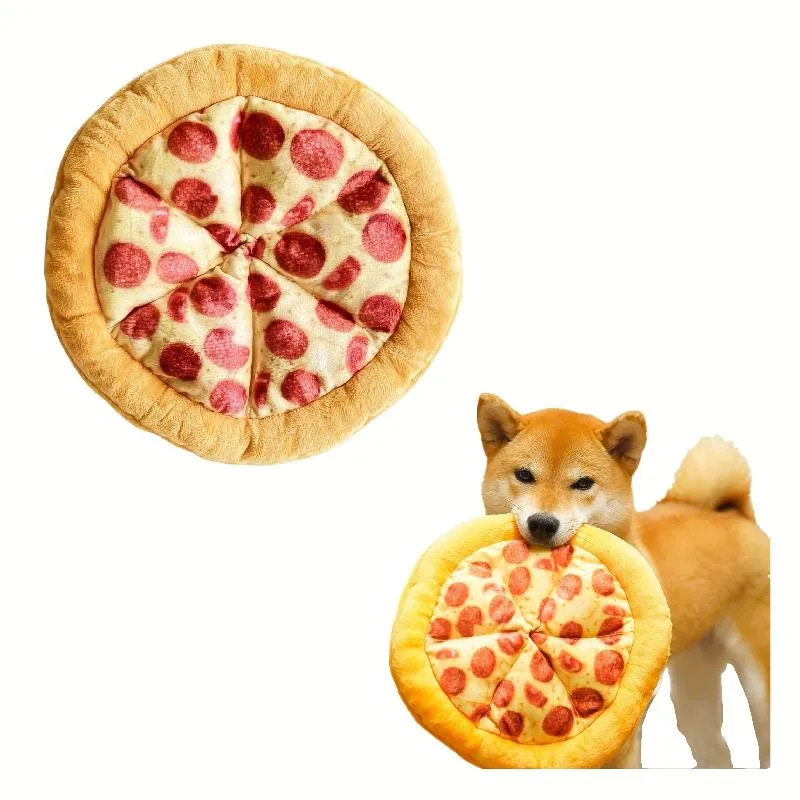 Durable Pizza Dog Chew Toy