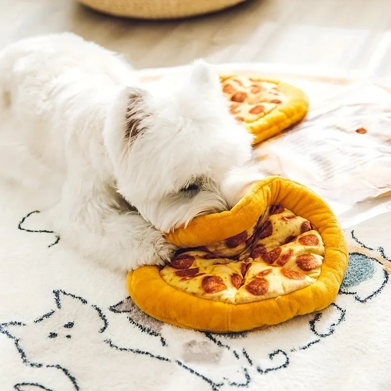 Durable Pizza Dog Chew Toy