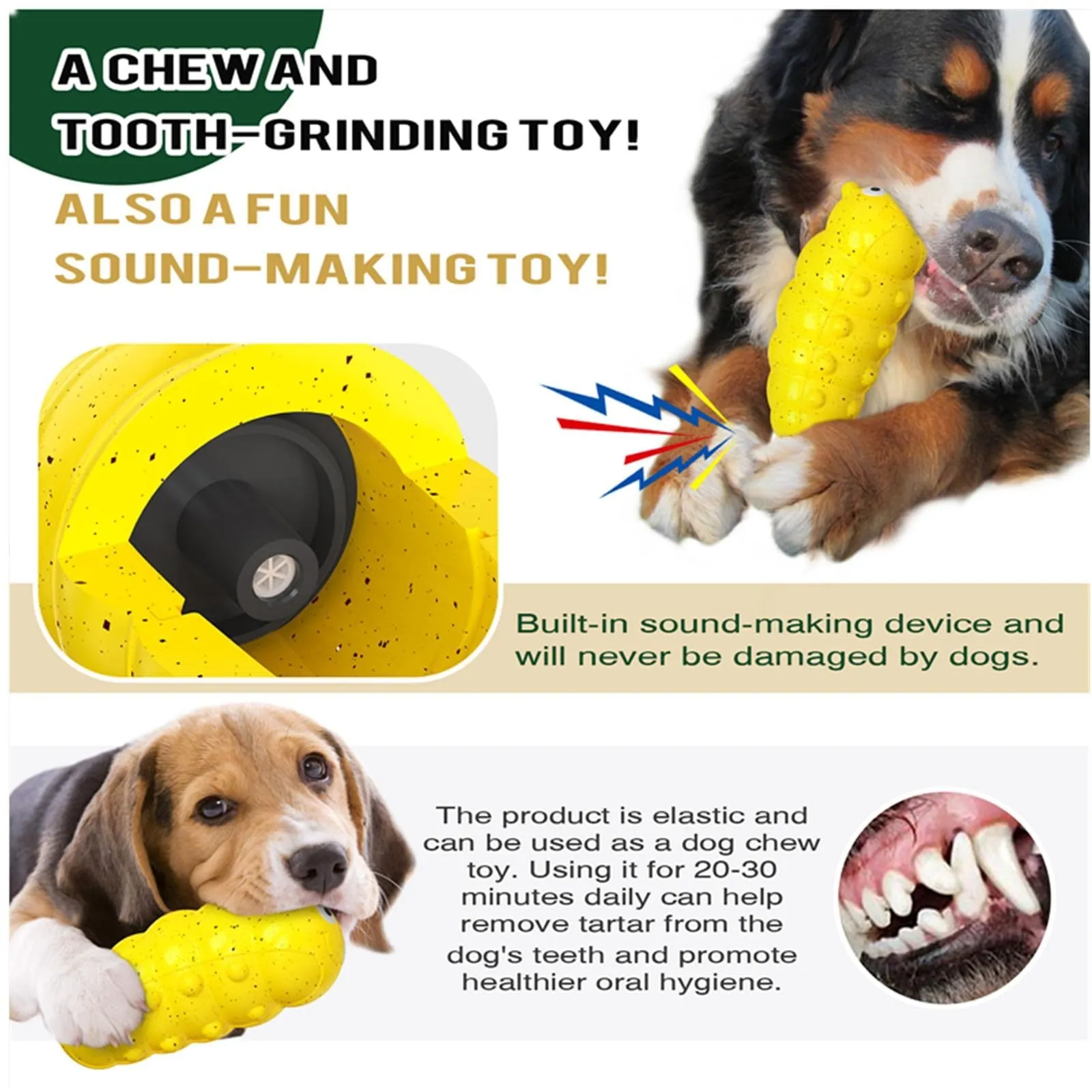 Durable Squeaky Dog Chew Toys For Aggressive Chewers