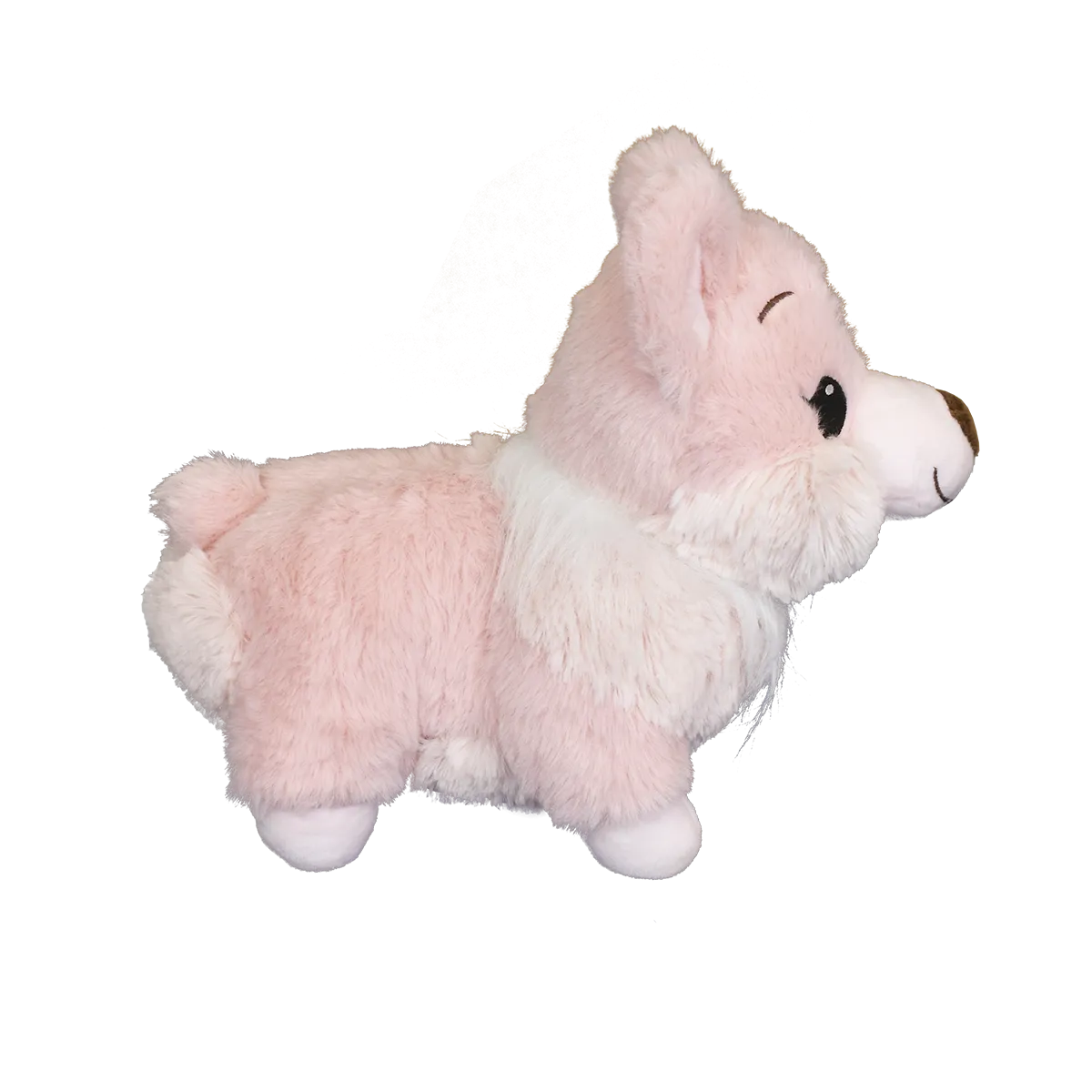 Fanci Corgi Pup Plush - Pink