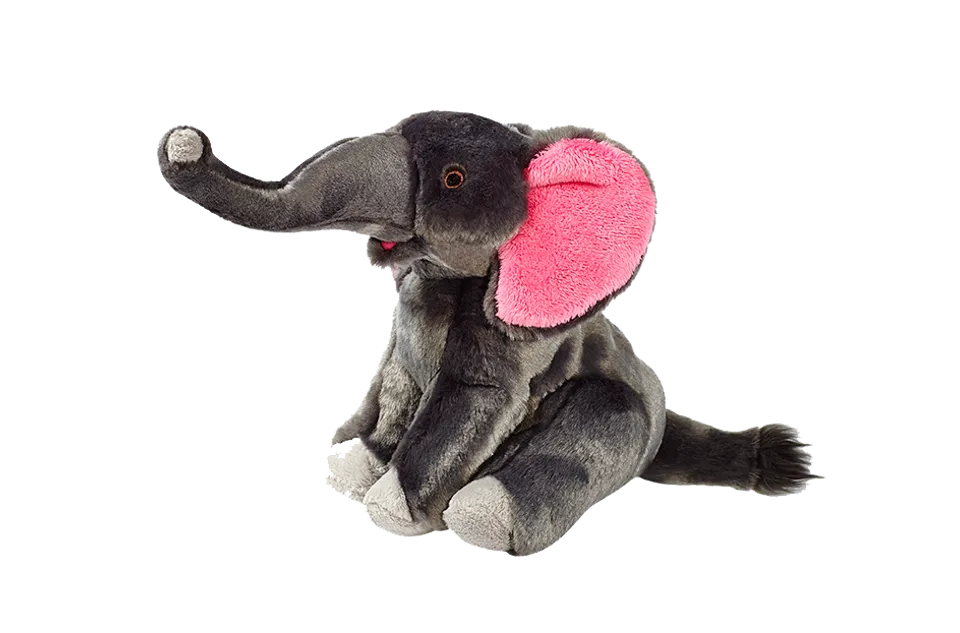 Fluff & Tuff Edsel Elephant Plush Dog Toy - Wholesale