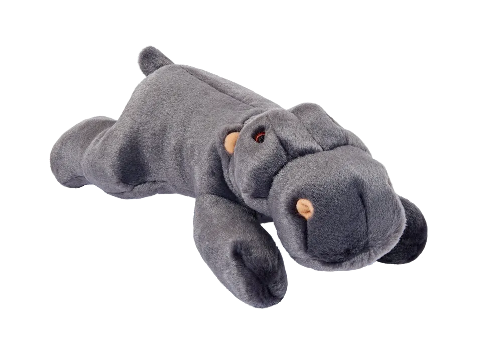 Fluff & Tuff Helga Hippo Plush Dog Toy