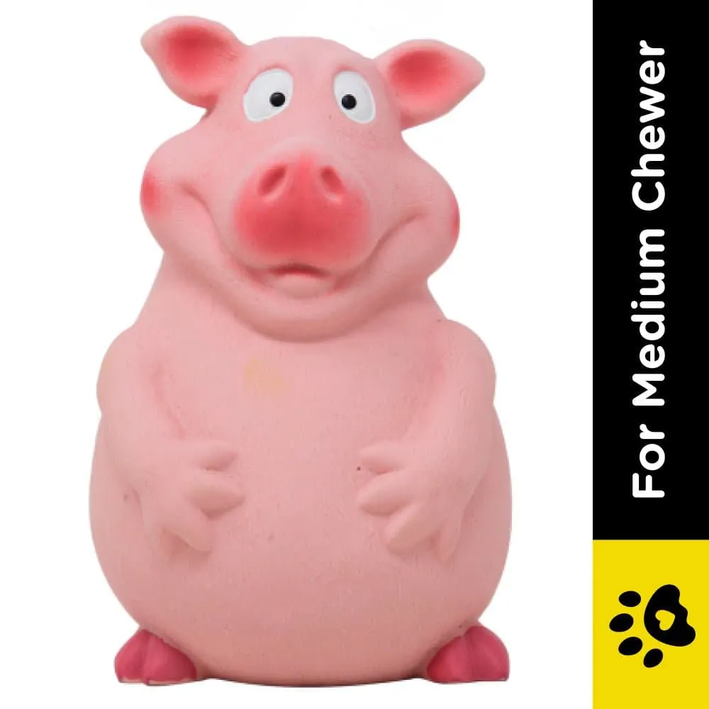 Fofos Latex Bi Pig Toy for Dogs