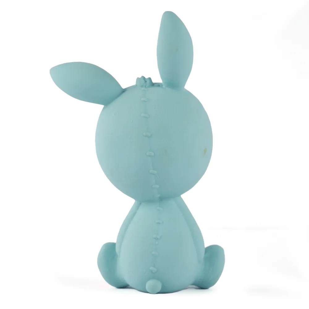 Fofos Latex Bi Rabbit Toy for Dogs | For Medium Chewers (Blue)