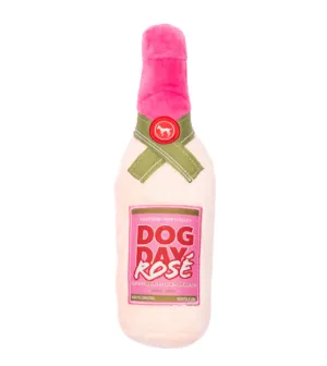 FuzzYard Squeaky Booze Plush Dog Toy (Dog Day Rosé)