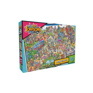 Gibson Games 1000 Piece Jokesaws: Midsummer Mayhem Puzzle