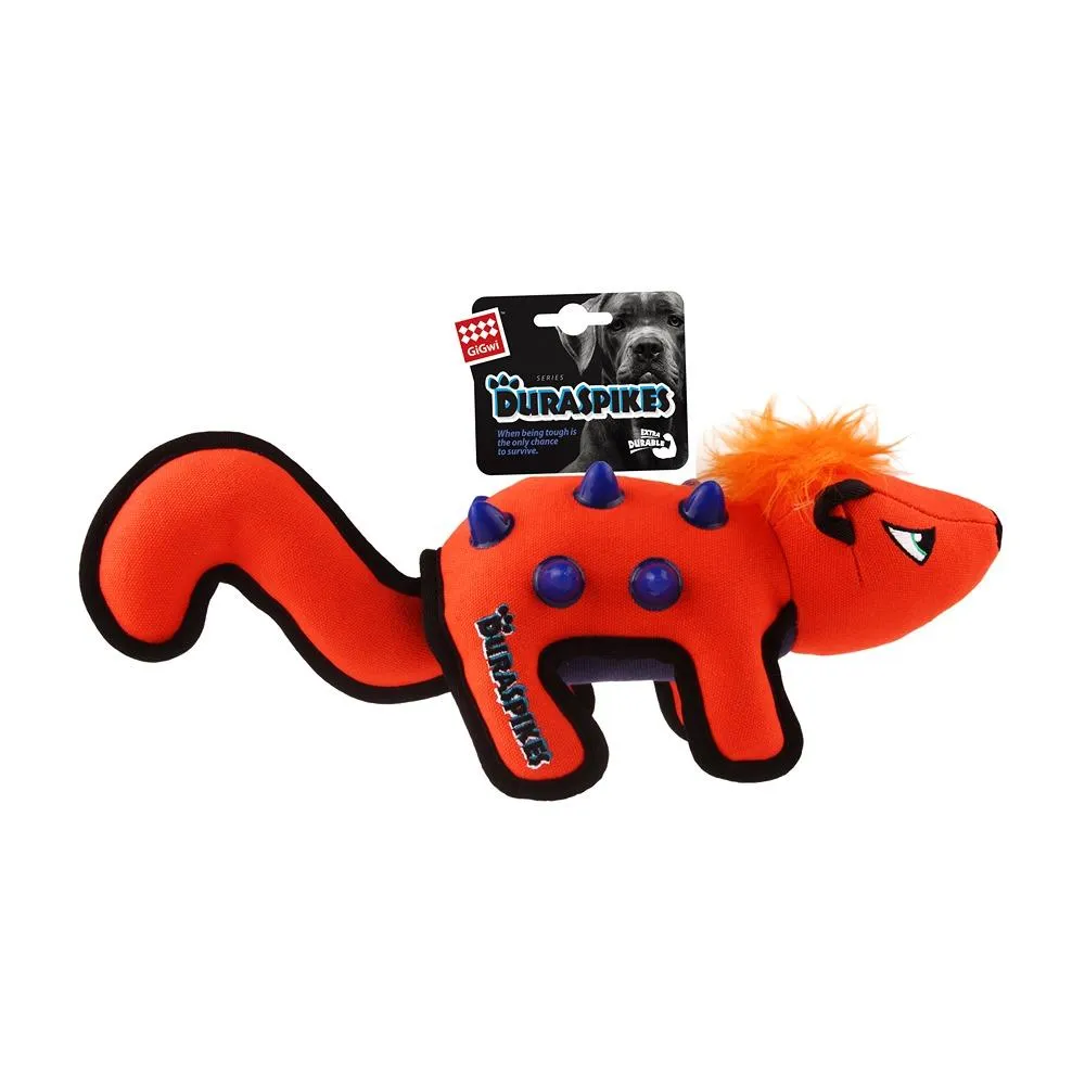 GIGWI Duraspikes Durable Racoon Orange