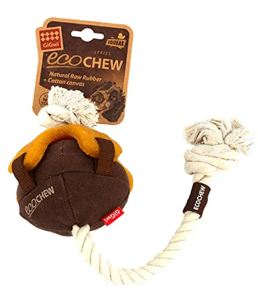 Gigwi - Eco Chew Natural Raw Rubber with Cotton Canvas