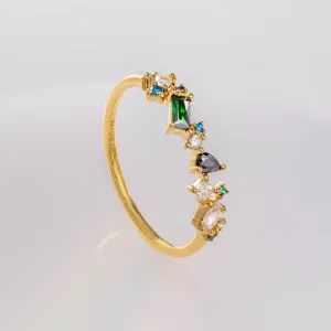 Glimmer 14K Gold Vermeil Ring