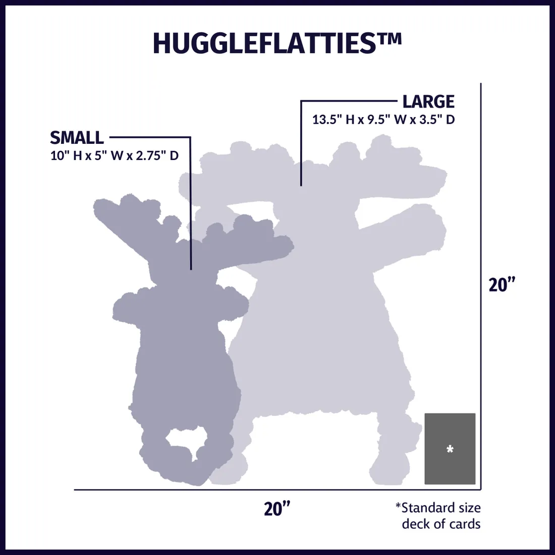 HuggleHounds HuggleFlatties Durable Squeaky Plush Dog Toy, Reggie Raccoon