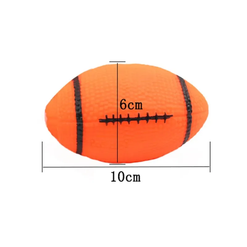 Interactive Squeaky Rubber Ball for Small Dogs