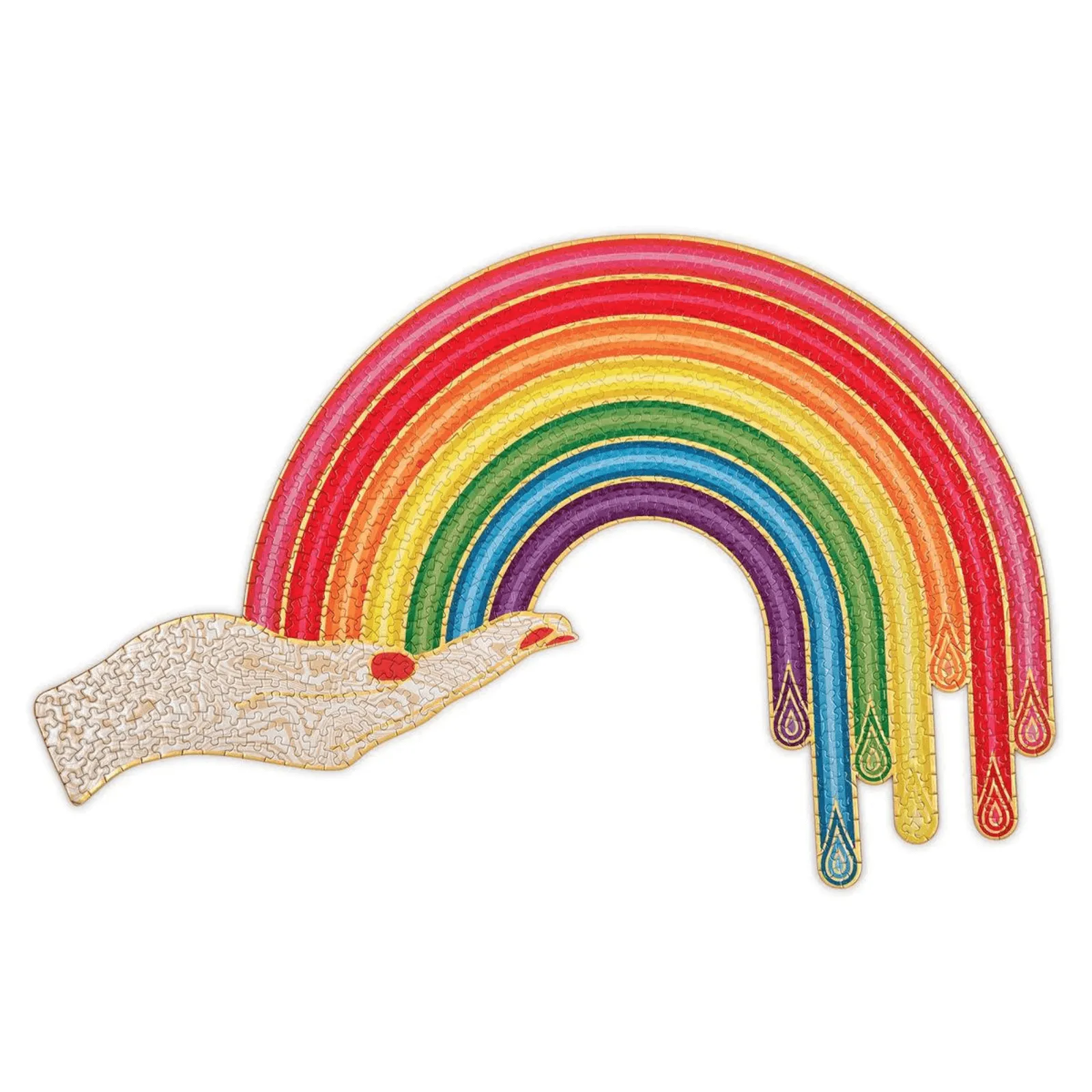 Jonathan Adler Rainbow Hand Jigsaw Puzzle Galison 750 Pieces