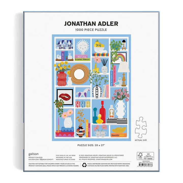 Jonathan Adler Shelfie 1000 Piece Puzzle