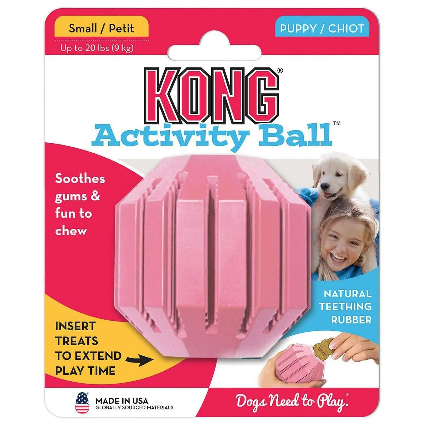 KONG Puppy Assorted Activity Ball