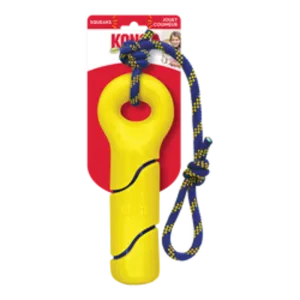 Kong Squeezz Tennis Buoy With Rope Dog Toy