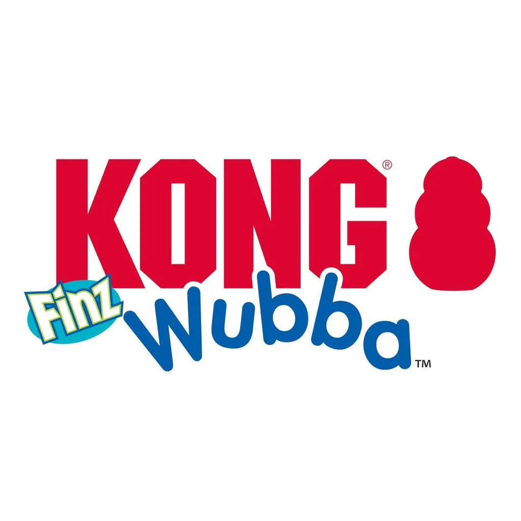 Kong Wubba Finz Blue Squeaky Toy For Dog