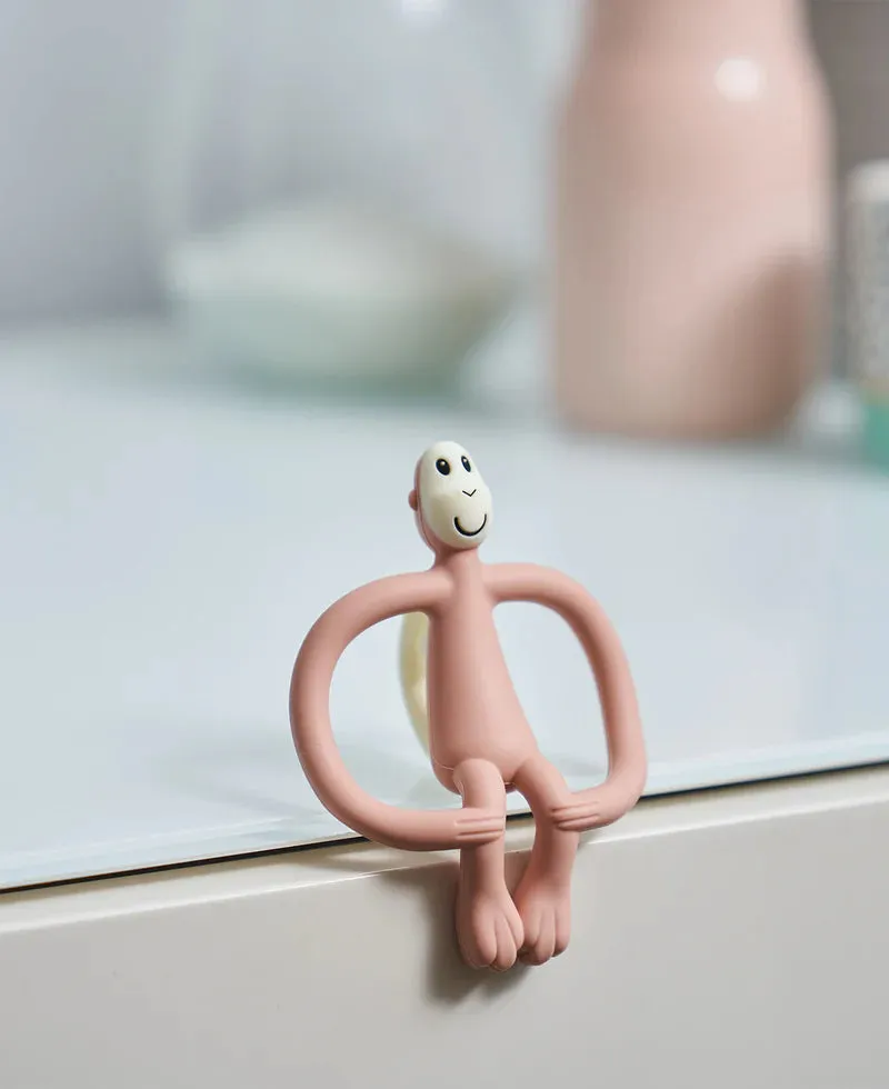 Matchstick Monkey Baby Teething Toy - Original Dusty Pink