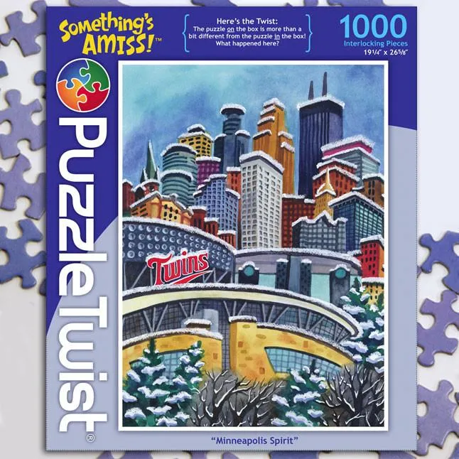 Minneapolis Spirit 1000 Piece Puzzle Twist Jigsaw Puzzle - Quick Ship