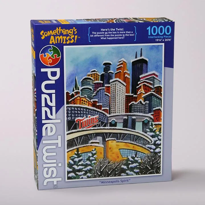 Minneapolis Spirit 1000 Piece Puzzle Twist Jigsaw Puzzle - Quick Ship