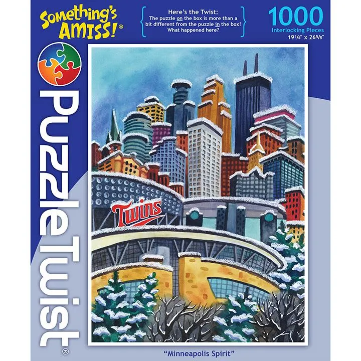 Minneapolis Spirit 1000 Piece Puzzle Twist Jigsaw Puzzle - Quick Ship