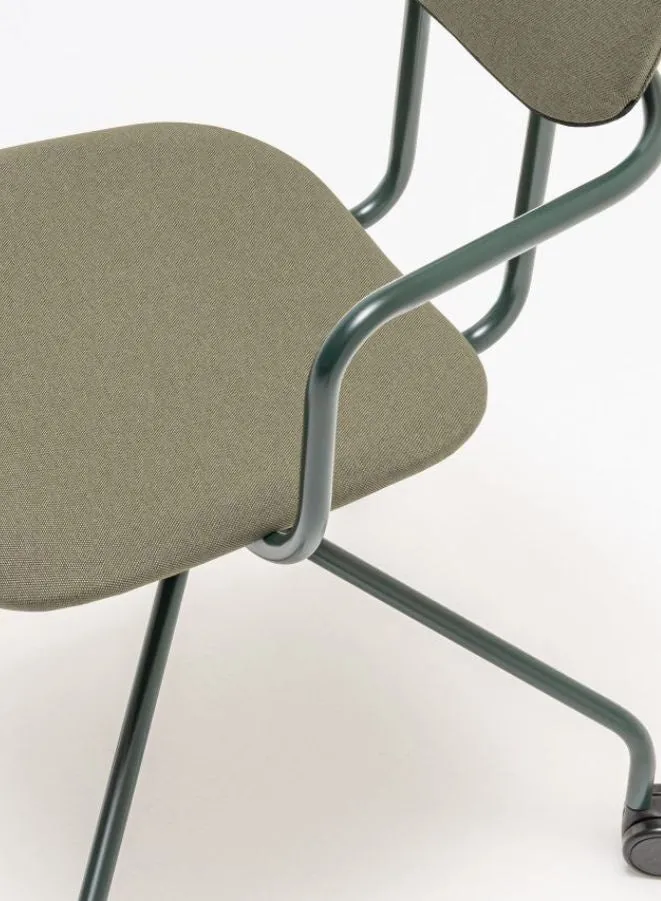 New School Upholstered chair Middle Back (Customizable)