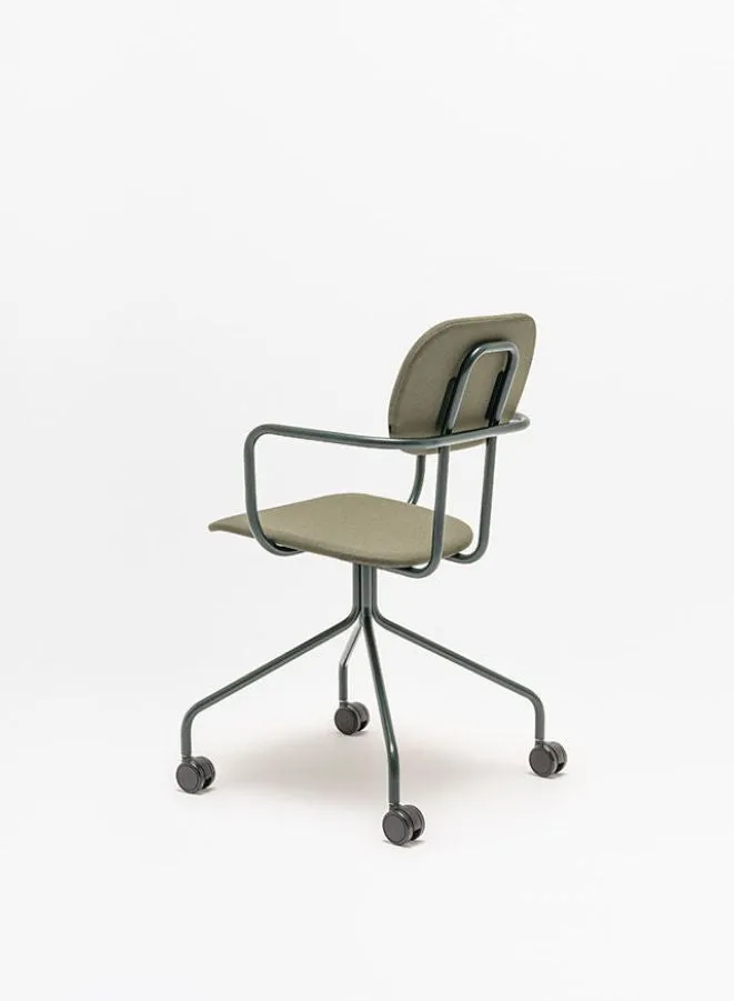 New School Upholstered chair Middle Back (Customizable)