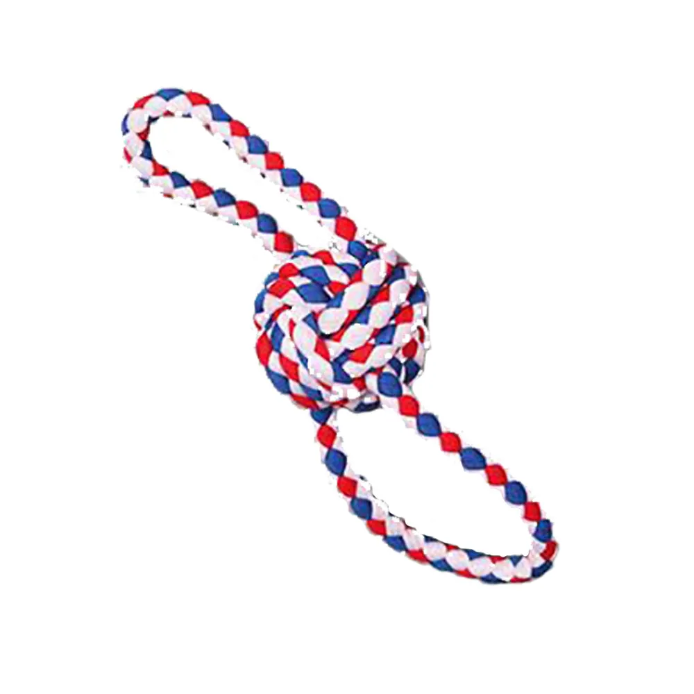 PAWS ASIA Wholesale Teeth Cleaning Colorful Durable Cotton Rope Dog Toy Set