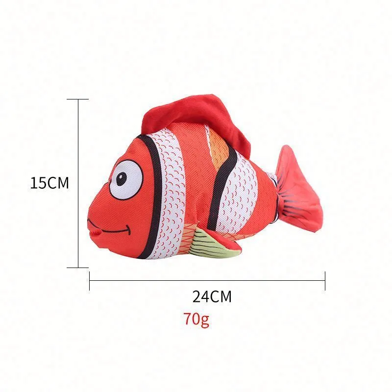 Petkin - Colorful Fish Cat Toy