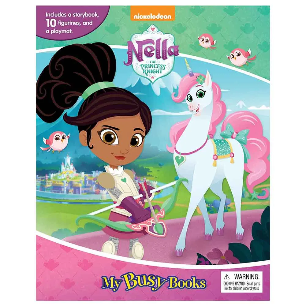 Phidal Nickelodeon's Nella the Princess Knight Activity Book Learning Series - Multicolour