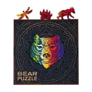 Piecezz Wooden 70 Piece Puzzle - Bear