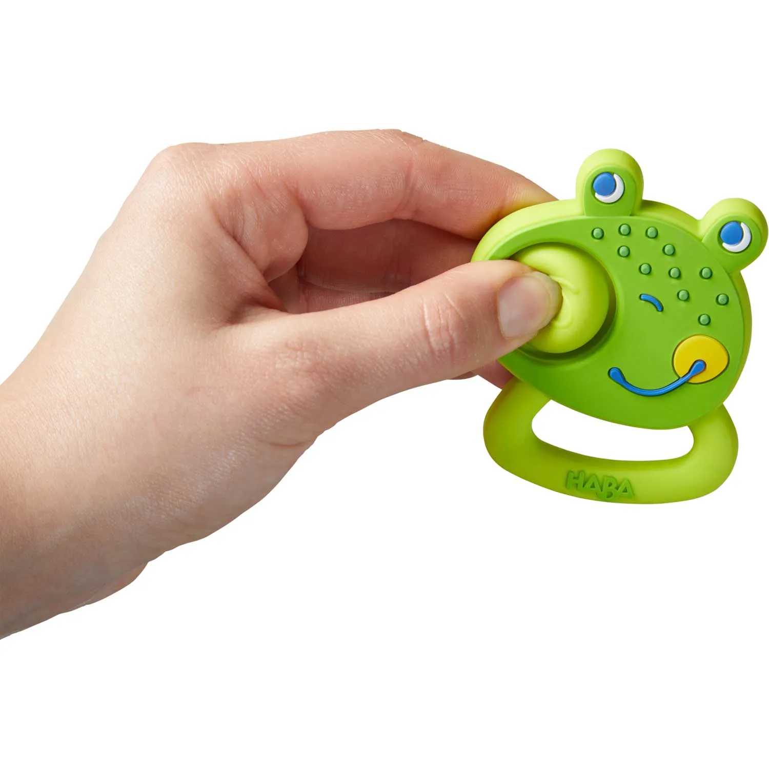 Popping Frog Silicone Teething Toy