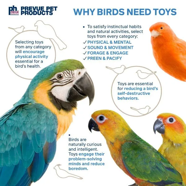 Prevue Pet Products Cluster of Fun Bird Toy