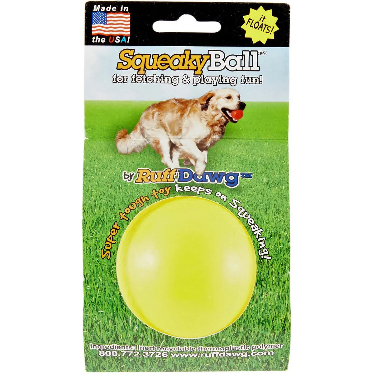 Ruff Dawg Squeaky Ball