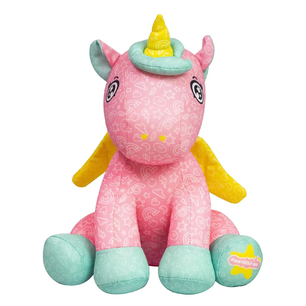 Scribble Me Friends Unicorn Colour In Soft Plush Toy