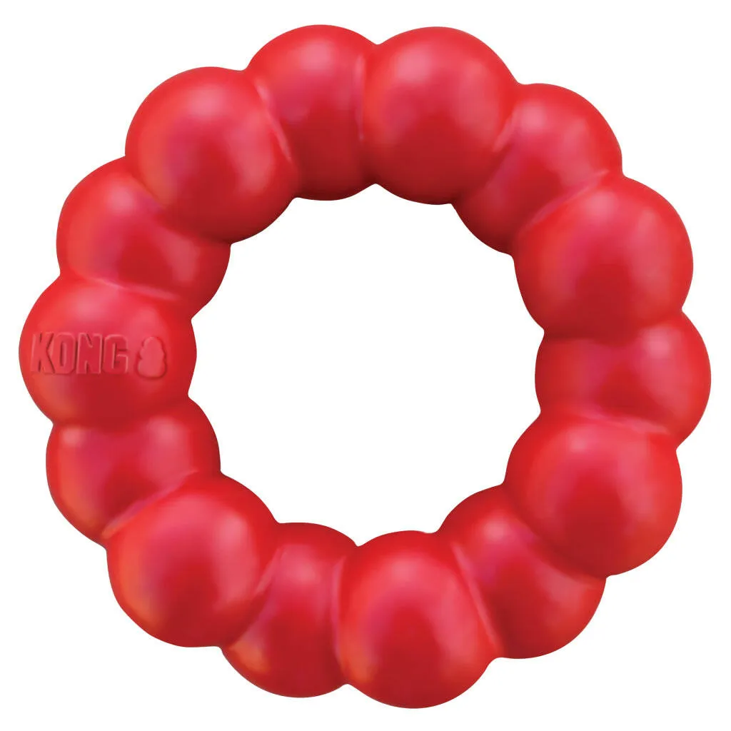 Shop KONG Ring Natural Rubber Chew Toy For Dogs (S/ M Size)